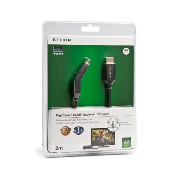 Belkin Dual-Swivel HDMI Cable 2m - 1