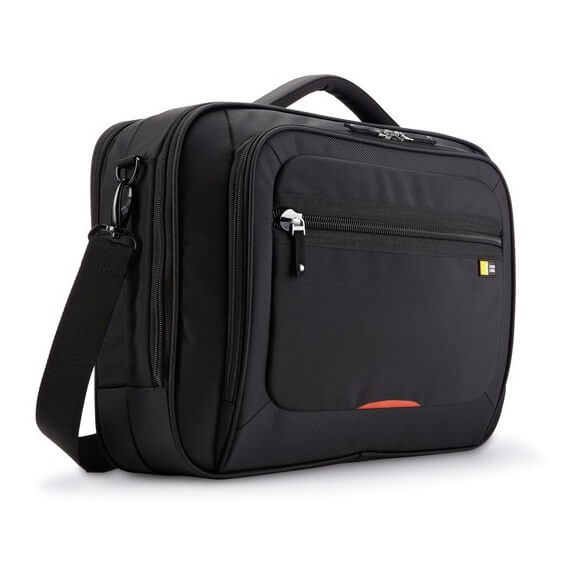Case logic Corporate nylon 16" briefcase black/red - 1