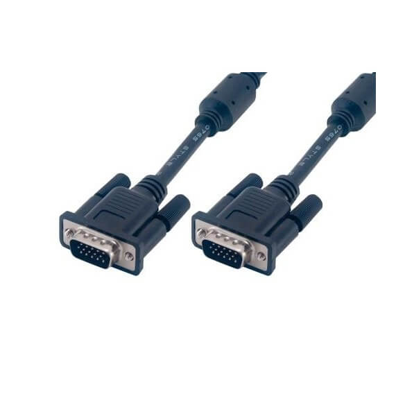 Cables mcl samar Câble S-VGA HD15 mâle/mâle surblindé - 1