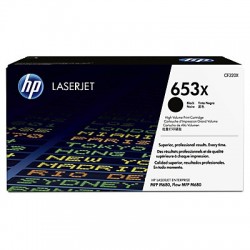 HP 653X cartouche de toner noir 21 000 pages pour la serie Color LaserJet Enterprise Flow M680z - 1