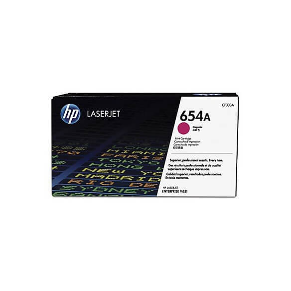 HP 6454A cartouche de toner jaune 15000 pages pour la serie Color LaserJet Enterprise M651dn - 1