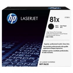 HP 81X cartouche de toner noir 25000 pages de la serie LaserJet Enterprise Flow M630z - 1