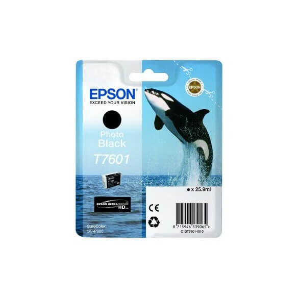 Epson T7601 BK  cartouche d'encre noir d'origine
