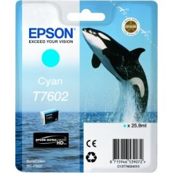 Epson T7602 cartouche d'encre cyan - 1