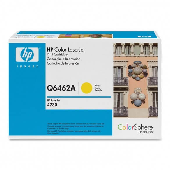 HP Q6462A Cartouche de toner Color LaserJet Jaune 12000 pages