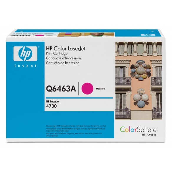 HP Q6463A Cartouche de toner Color LaserJet 644A Magenta 12000 pages