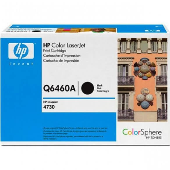 HP Q6460A Cartouche d'impression noire Color LaserJet Noir 12000 pages