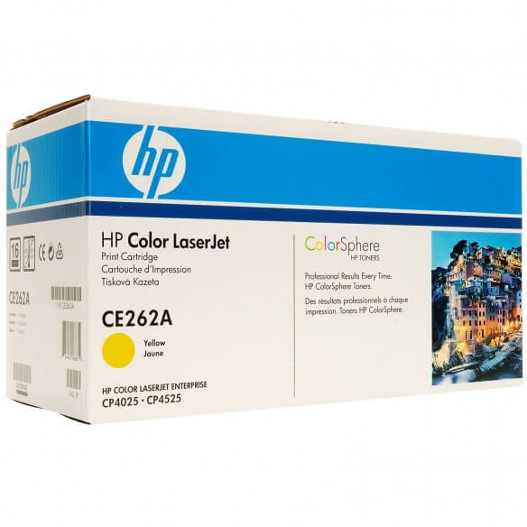 HP CE262A Cartouche de toner LaserJet 648A Jaune 11000 pages