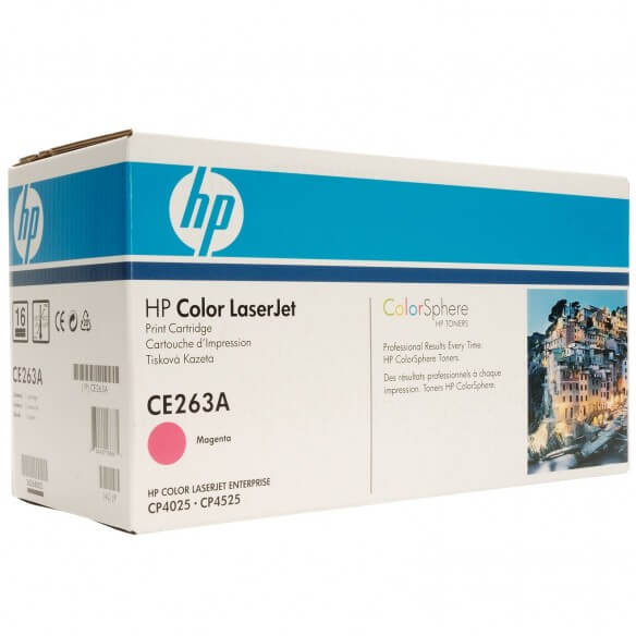 HP CE263A Cartouche d'impression magenta Color LaserJet 648A 11000 pages