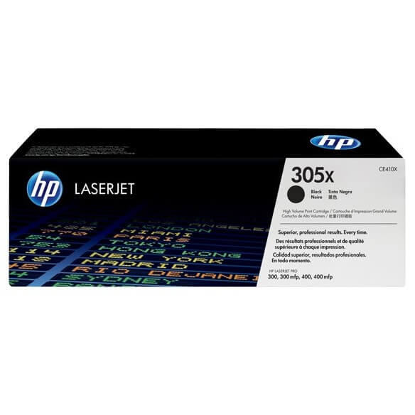 HP CE410X Cartouche de toner LaserJet 305X Noir 4000 pages