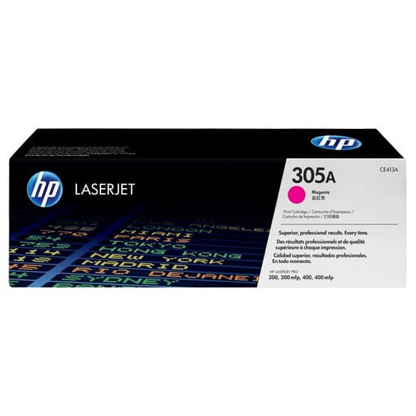 HP CE413A Cartouche de toner LaserJet 305A Magenta 2600 pages