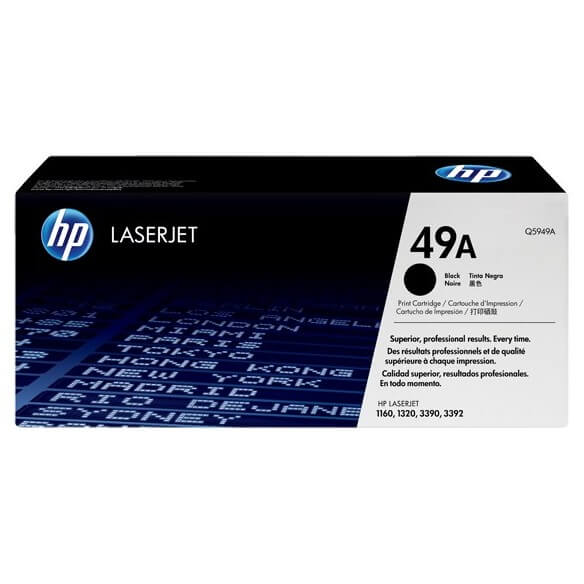 HP Q5949A Cartouche de toner LaserJet 49A Noir 2500 pages