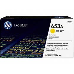 HP 653A cartouche de toner jaune 16500 pages Color LaserJet Enterprise Flow M680