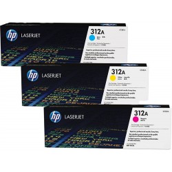 HP 312A Pack de trois couleurs C/M/J 2700 pages - 1