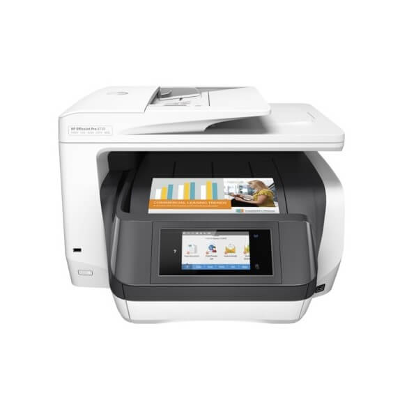HP Officejet Pro 8730 All-in-One Imprimante multifonctions couleur jet d'encre A4 - 1