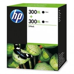 HP 300XL Pack de 2 cartouches d'encre noir à rendement élevé - 1