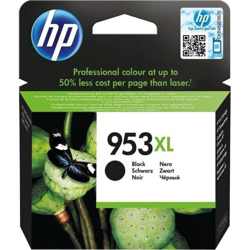 HP 953XL cartouche d'encre noir a rendement élevé 42.5 ml pour Officejet  Pro 8218, 8710, 8715, 8720, 8725, 8730, 8740, 8745 d'or
