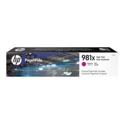 HP 981X cartouche d'encre Magenta a rendement élevé pour PageWide 586