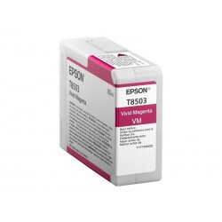 Epson T8503 cartouche d'encre Magenta vif pour SureColor P800, SC-P800