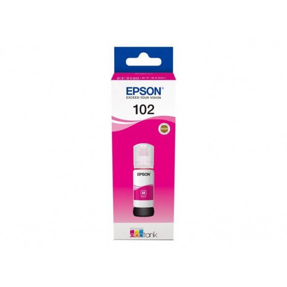 Flacon d'encre magenta série 102 Epson Ecotank (70 ml)