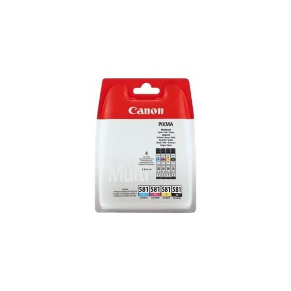 Canon CLI-581 Multipack 4 couleur capacité standard 5.6ml