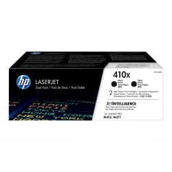 Toner d'origine noir HP 410X - pack de 2 - à rendement élevé - 6500 pages