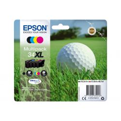Epson 34XL - pack de 4 - XL - noir, jaune, cyan, magenta cartouche d'encre d'origine