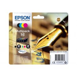 Epson 16 Multipack - pack de 4 - noir, jaune, cyan, magenta cartouche d'encre d'origine