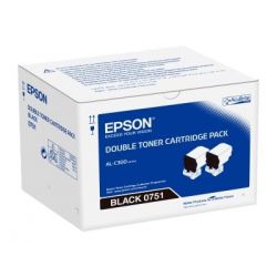 Epson pack de 2 noir cartouche de toner d'origine