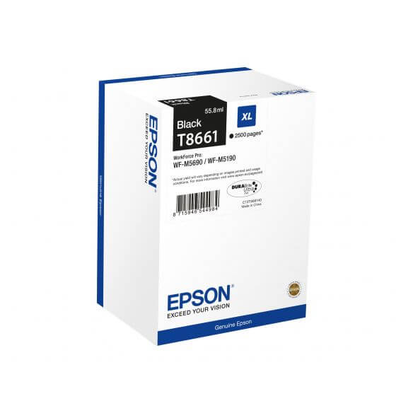 Epson T8661 - noir - recharge d'encre d'origine
