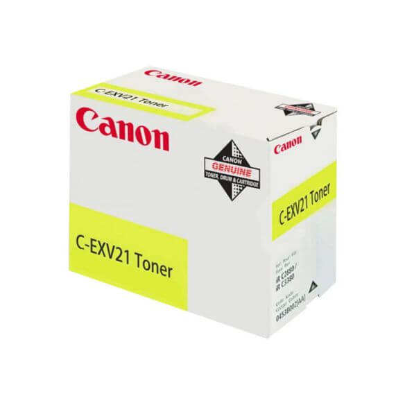 Canon C-EXV 21 cartouche de toner jaune d'origine