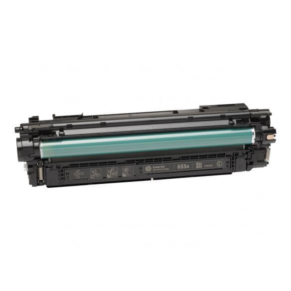 HP 655A - cyan LaserJet - cartouche de toner d'origine (CF451A)