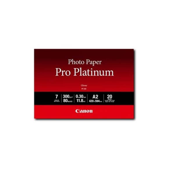 Canon Pro Platinum PT-101 - papier photo - 20 feuille(s) - A2