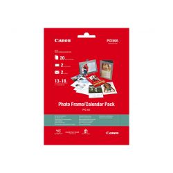 Canon Photo Frame/Calendar Pack PFC-101 - kit papier photo - 20 feuille(s) - 130 x 180 mm - 275 g/m²
