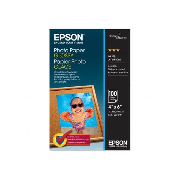Epson - papier photo - 100 feuille(s) - 102 x 152 mm - 200 g/m²