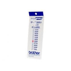 Brother id2260 - étiquettes d'identification - 12 étiquette(s) - 22 x 60 mm